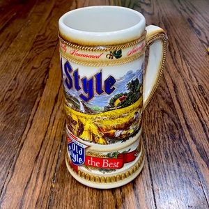 Old Style Stein 1988 Handcrafted & Numbered Made in Germany Limited Ed. Cheers.